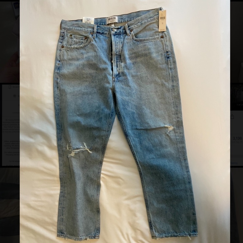 NWT Riley Hi Rise AGOLDE Jeans